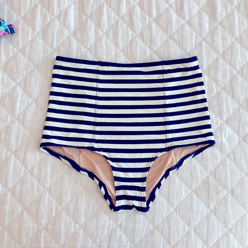 EUC J.Crew high waisted swim bottoms